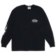 画像2: PORKCHOP/FIRE UP L/S TEE（BLACK）［プリント長袖T-24秋冬］ (2)