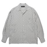 WACKO MARIA/DOTS HAWAIIAN SHIRT（GRAY）［ドットハワイアンシャツ-25春夏］