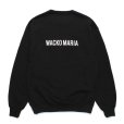 画像2: WACKO MARIA/HIGH TIMES / HEAVY WEIGHT CREW NECK SWEAT SHIRT（BLACK）［クルーネックスウェット-25春夏］ (2)