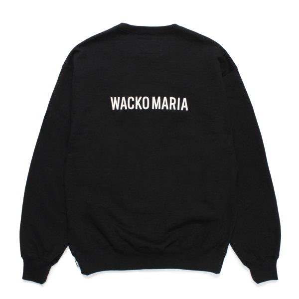 画像2: WACKO MARIA/HIGH TIMES / HEAVY WEIGHT CREW NECK SWEAT SHIRT（BLACK）［クルーネックスウェット-25春夏］