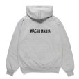 画像2: WACKO MARIA/HIGH TIMES / HEAVY WEIGHT HOODED SWEAT SHIRT（GRAY）［プルオーバーパーカー-25春夏］ (2)