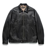 WACKO MARIA/LEATHER SINGLE RIDERS JACKET（BLACK）［レザーシングルライダースJKT-25春夏］