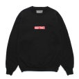 画像1: WACKO MARIA/HIGH TIMES / HEAVY WEIGHT CREW NECK SWEAT SHIRT（BLACK）［クルーネックスウェット-25春夏］ (1)