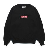 WACKO MARIA/HIGH TIMES / HEAVY WEIGHT CREW NECK SWEAT SHIRT（BLACK）［クルーネックスウェット-25春夏］