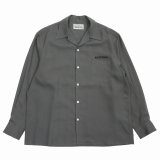 WACKO MARIA/50'S OPEN COLLAR SHIRT（GRAY）［50'Sオープンカラーシャツ-25春夏］