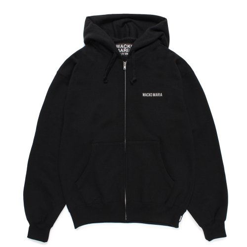 他の写真1: WACKO MARIA/HEAVY WEIGHT FULL ZIP HOODED SWEAT SHIRT（BLACK）［ジップアップパーカー-25春夏］