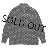 WACKO MARIA/DOTS HAWAIIAN SHIRT（BLACK）［ドットハワイアンシャツ-25春夏］