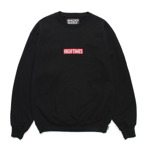 他の写真1: WACKO MARIA/HIGH TIMES / HEAVY WEIGHT CREW NECK SWEAT SHIRT（BLACK）［クルーネックスウェット-25春夏］