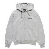 WACKO MARIA/HEAVY WEIGHT FULL ZIP HOODED SWEAT SHIRT（GRAY）［ジップアップパーカー-25春夏］