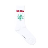 WACKO MARIA/HIGH TIMES / JACQUARD SOCKS（WHITE）［ジャガードソックス-25春夏］