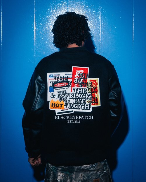 他の写真3: BlackEyePatch/LABEL PACK PATCHED STADIUM JACKET（BLACK）