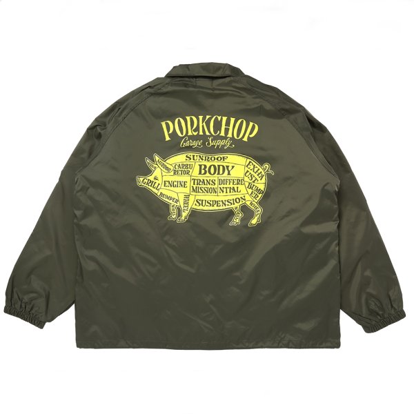 画像1: PORKCHOP/BOA COACH JKT（OLIVE）［ボアコーチJKT-25春夏］