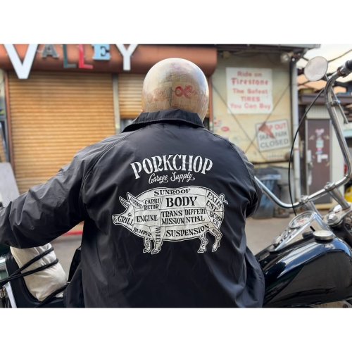 他の写真3: PORKCHOP/BOA COACH JKT（BLACK）［ボアコーチJKT-25春夏］