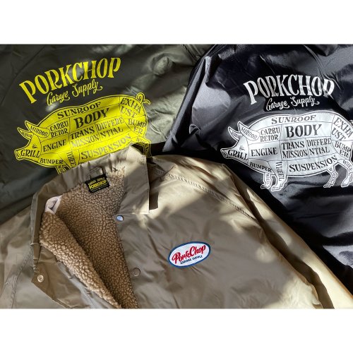 他の写真3: PORKCHOP/BOA COACH JKT（OLIVE）［ボアコーチJKT-25春夏］