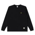 画像1: BlackEyePatch/SMALL B EMBLEM L/S TEE（BLACK） (1)