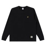 BlackEyePatch/SMALL B EMBLEM L/S TEE（BLACK）