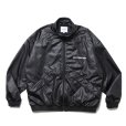 画像1: COOTIE PRODUCTIONS/Damp Coated Satin Track Jacket（Black）［トラックJKT-25春夏］ (1)