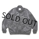 COOTIE PRODUCTIONS/Damp Coated Satin Track Jacket（Black）［トラックJKT-25春夏］