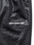 画像3: COOTIE PRODUCTIONS/Damp Coated Satin Wide Track Pants（Black）［ワイドトラックパンツ-25春夏］ (3)