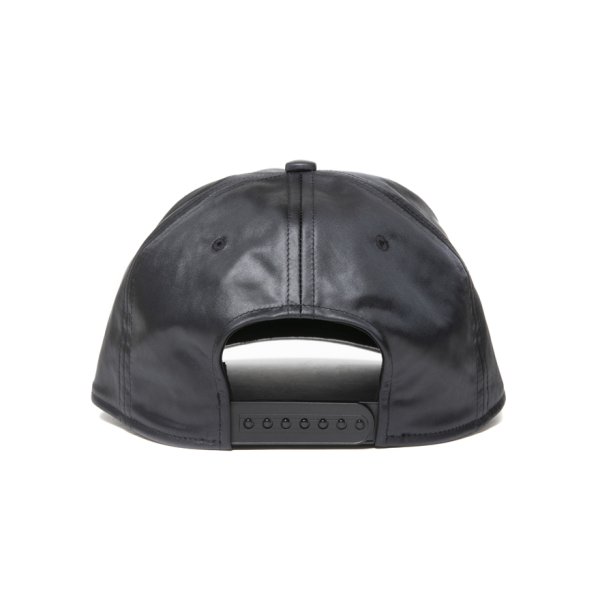 画像3: COOTIE PRODUCTIONS/Damp Coated Satin 5 Panel Cap（Black/White）［5パネルキャップ-25春夏］