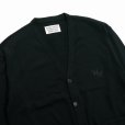 画像4: WACKO MARIA/COTTON KNIT CARDIGAN（BLACK）［コットンニットカーディガン-25春夏］ (4)