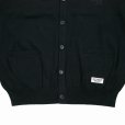 画像5: WACKO MARIA/COTTON KNIT CARDIGAN（BLACK）［コットンニットカーディガン-25春夏］ (5)