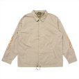 画像2: PORKCHOP/LOGO COACH JKT（BEIGE）［ロゴコーチJKT-25春夏］ (2)