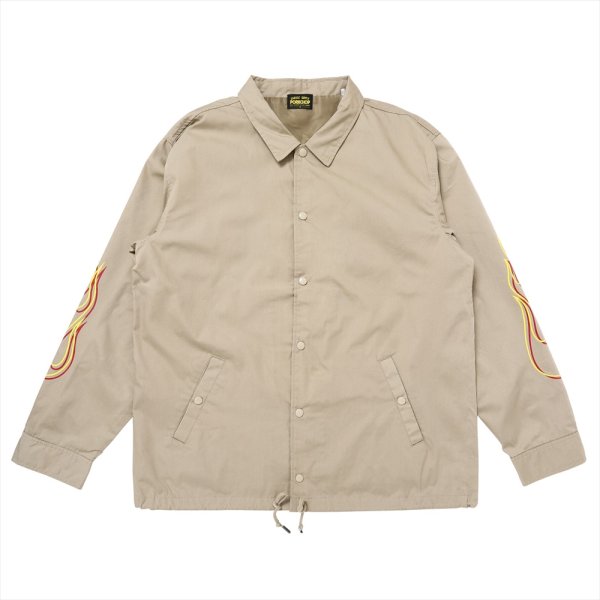 画像2: PORKCHOP/LOGO COACH JKT（BEIGE）［ロゴコーチJKT-25春夏］