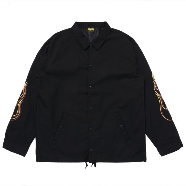 画像2: PORKCHOP/LOGO COACH JKT（BLACK）［ロゴコーチJKT-25春夏］