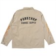 画像1: PORKCHOP/LOGO COACH JKT（BEIGE）［ロゴコーチJKT-25春夏］ (1)