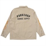 PORKCHOP/LOGO COACH JKT（BEIGE）［ロゴコーチJKT-25春夏］