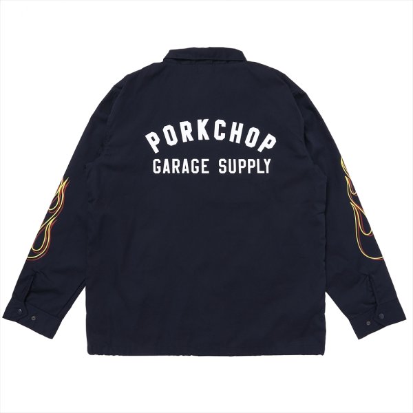 画像1: PORKCHOP/LOGO COACH JKT（NAVY）［ロゴコーチJKT-25春夏］