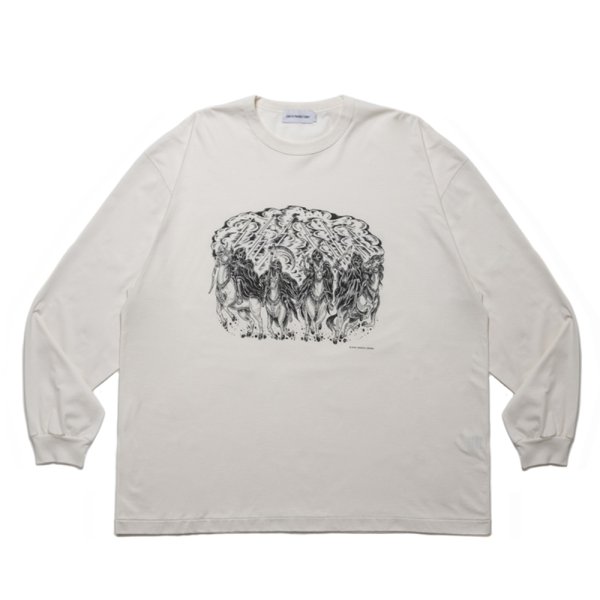 画像1: COOTIE PRODUCTIONS/Print L/S Tee（Magical Design）（Off Ivory）［プリント長袖T-25春夏］