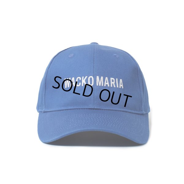 画像1: WACKO MARIA/6PANEL CAP（BLUE）［6パネルキャップ-25春夏］