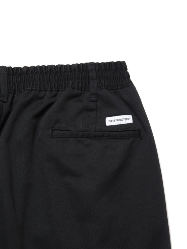 画像3: COOTIE PRODUCTIONS/T/C 2 Tuck Easy Ankle Pants（Black）［T/C 2タックイージーアンクルパンツ-25春夏］