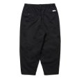 画像2: COOTIE PRODUCTIONS/T/C 2 Tuck Easy Ankle Pants（Black）［T/C 2タックイージーアンクルパンツ-25春夏］ (2)