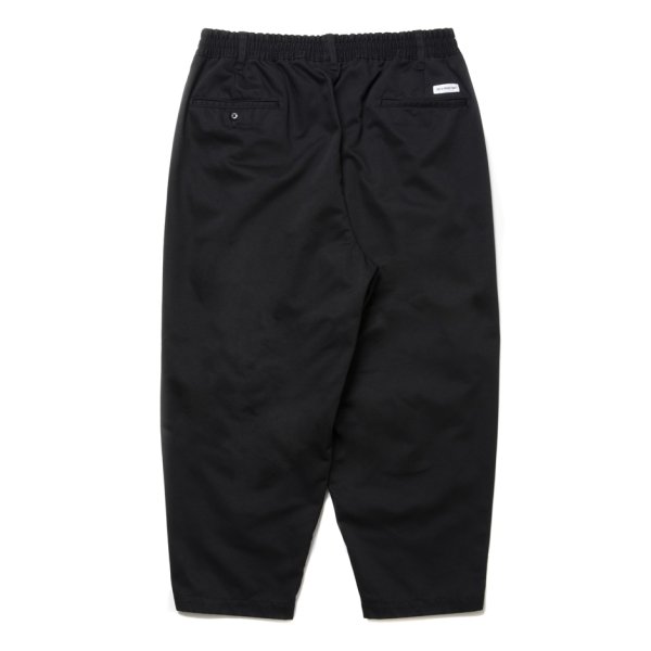 画像2: COOTIE PRODUCTIONS/T/C 2 Tuck Easy Ankle Pants（Black）［T/C 2タックイージーアンクルパンツ-25春夏］