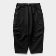 画像1: TIGHTBOOTH/RIPSTOP CARGO BALLOON PANTS（Black）［リップストップカーゴバルーンパンツ-25春夏］ (1)