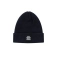 画像1: BlackEyePatch/OG LABEL PATCHED BEANIE（NAVY） (1)