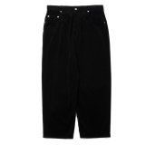 COOTIE PRODUCTIONS/5 Pocket Corduroy Baggy Pants（Black）［コーデュロイバギーパンツ-25春夏］