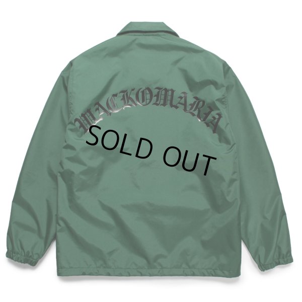 画像1: WACKO MARIA/COACH JACKET（GREEN）［コーチJKT-25春夏］