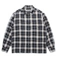 画像1: WACKO MARIA/CHECK REGULAR COLLAR SHIRT（GRAY）［チェックレギュラーカラーシャツ-25春夏］ (1)