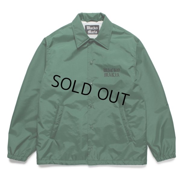 画像2: WACKO MARIA/COACH JACKET（GREEN）［コーチJKT-25春夏］