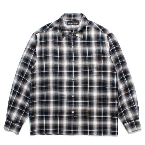 他の写真1: WACKO MARIA/CHECK REGULAR COLLAR SHIRT（GRAY）［チェックレギュラーカラーシャツ-25春夏］