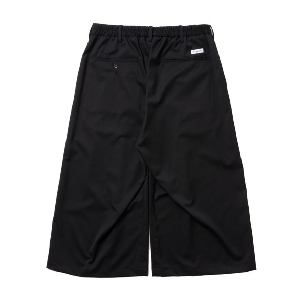 画像2: COOTIE PRODUCTIONS/Comfort Merino Saxony Shin Cut Wide Easy Trousers（Black）［シンカットワイドイージートラウザース-25春夏］