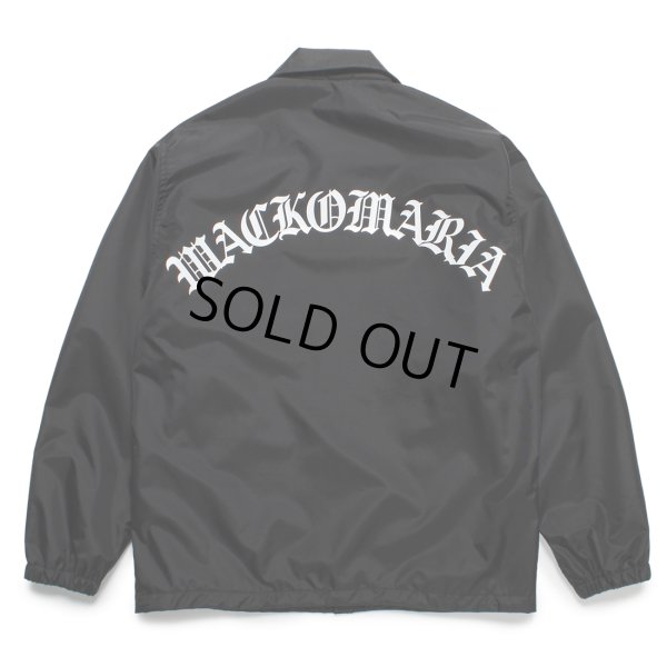 画像1: WACKO MARIA/COACH JACKET（BLACK）［コーチJKT-25春夏］