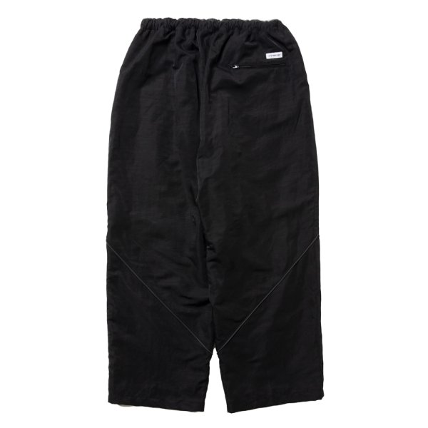 画像2: COOTIE PRODUCTIONS/N/L Weather Wide Training Pants（Black）［ワイドトレーニングパンツ-25春夏］