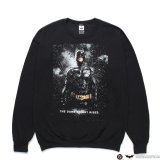 WACKO MARIA/THE DARK KNIGHT TRILOGY / SWEAT SHIRT（BLACK）［クルーネックスウェット-25春夏］