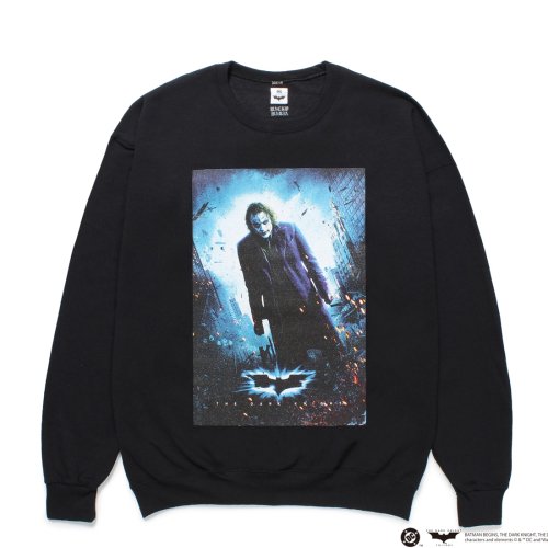 他の写真1: WACKO MARIA/THE DARK KNIGHT TRILOGY / SWEAT SHIRT（BLACK）［クルーネックスウェット-25春夏］