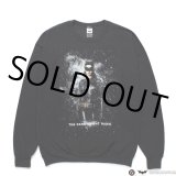 WACKO MARIA/THE DARK KNIGHT TRILOGY / SWEAT SHIRT（BLACK）［クルーネックスウェット-25春夏］